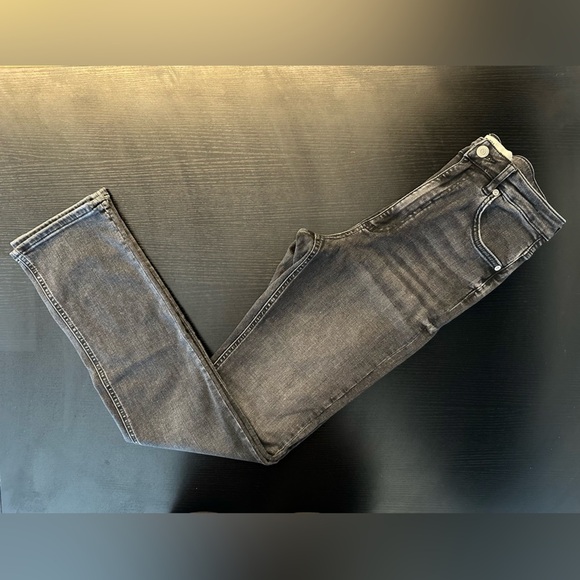 Zara Denim - Zara Women's Gray Straight Leg Jeans - High Stretch